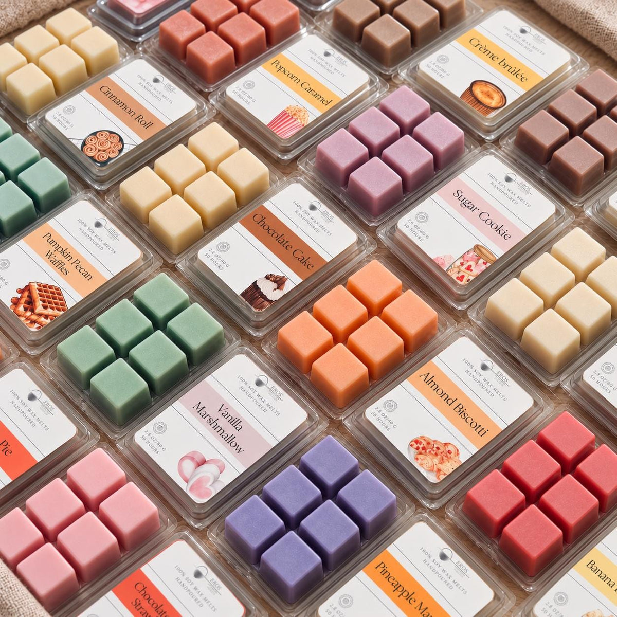 Handmade Natural Soy Wax Melts: Vegan Eco-Friendly Scents