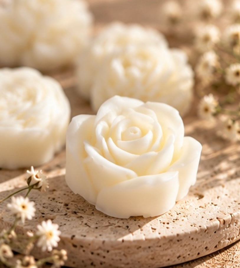 Scented Blossom Flowers | 100 % Soy Wax Melts | Handmade Flower Wax Melts | 12 Piece Box