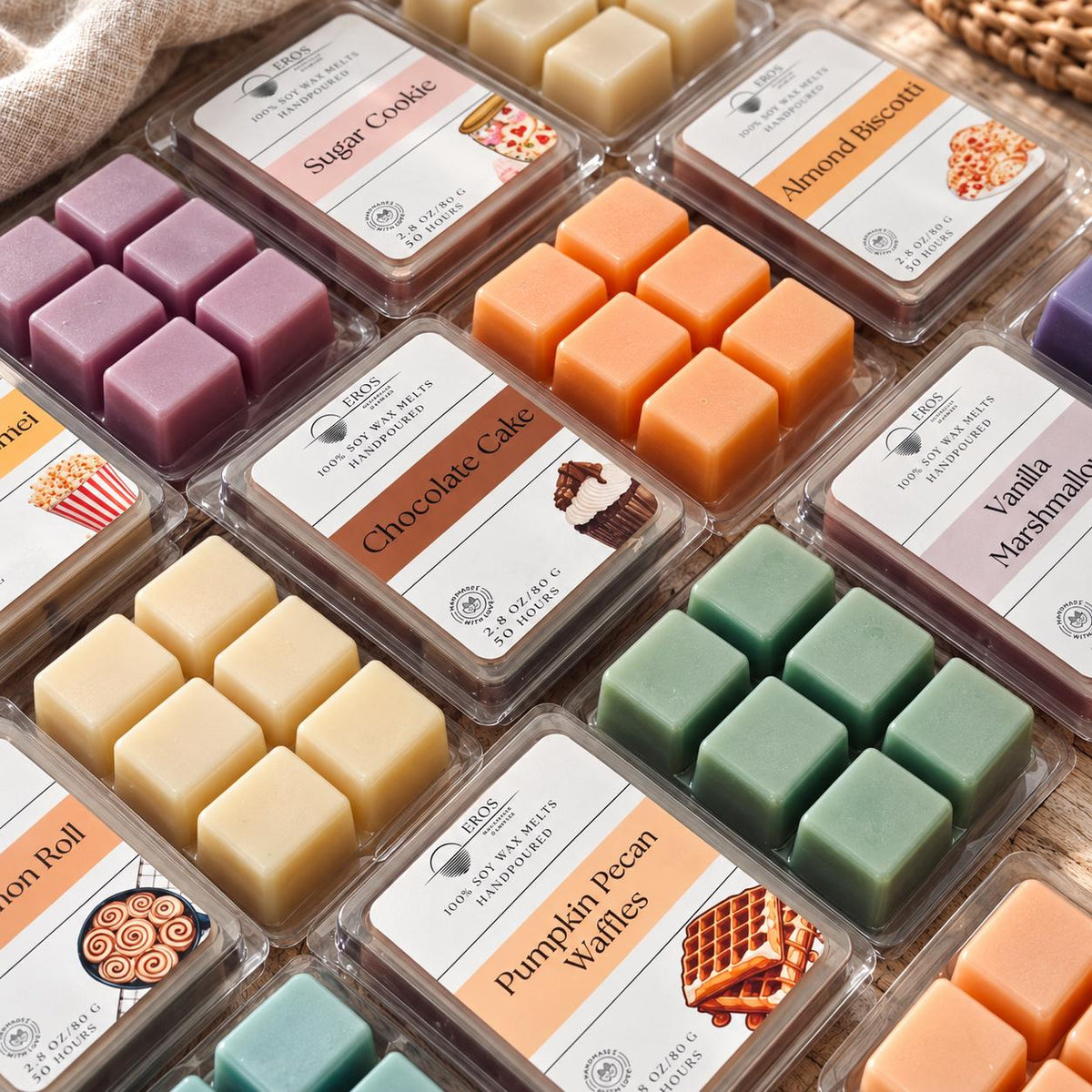 Handmade Natural Soy Wax Melts: Vegan Eco-Friendly Scents