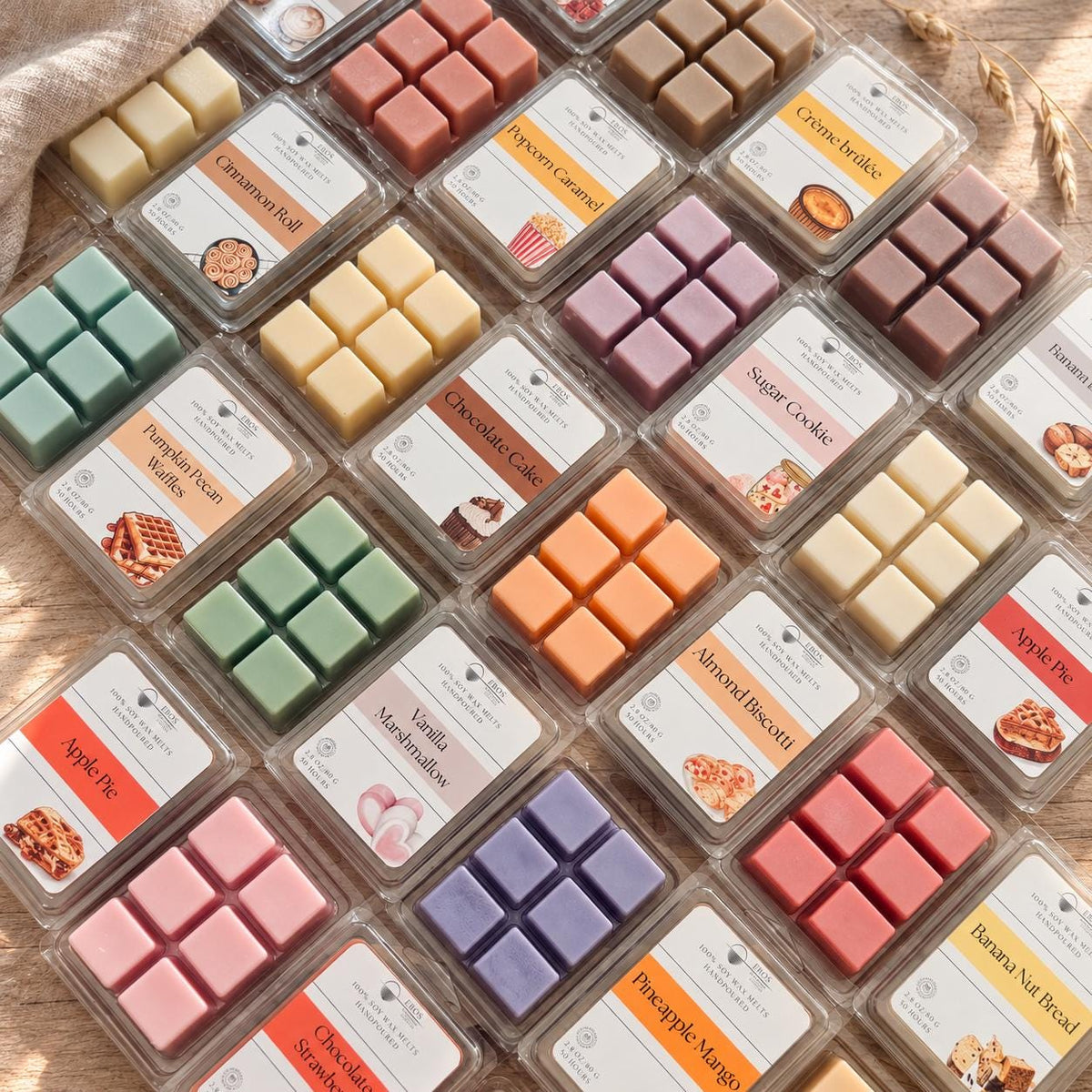 Handmade Natural Soy Wax Melts: Vegan Eco-Friendly Scents
