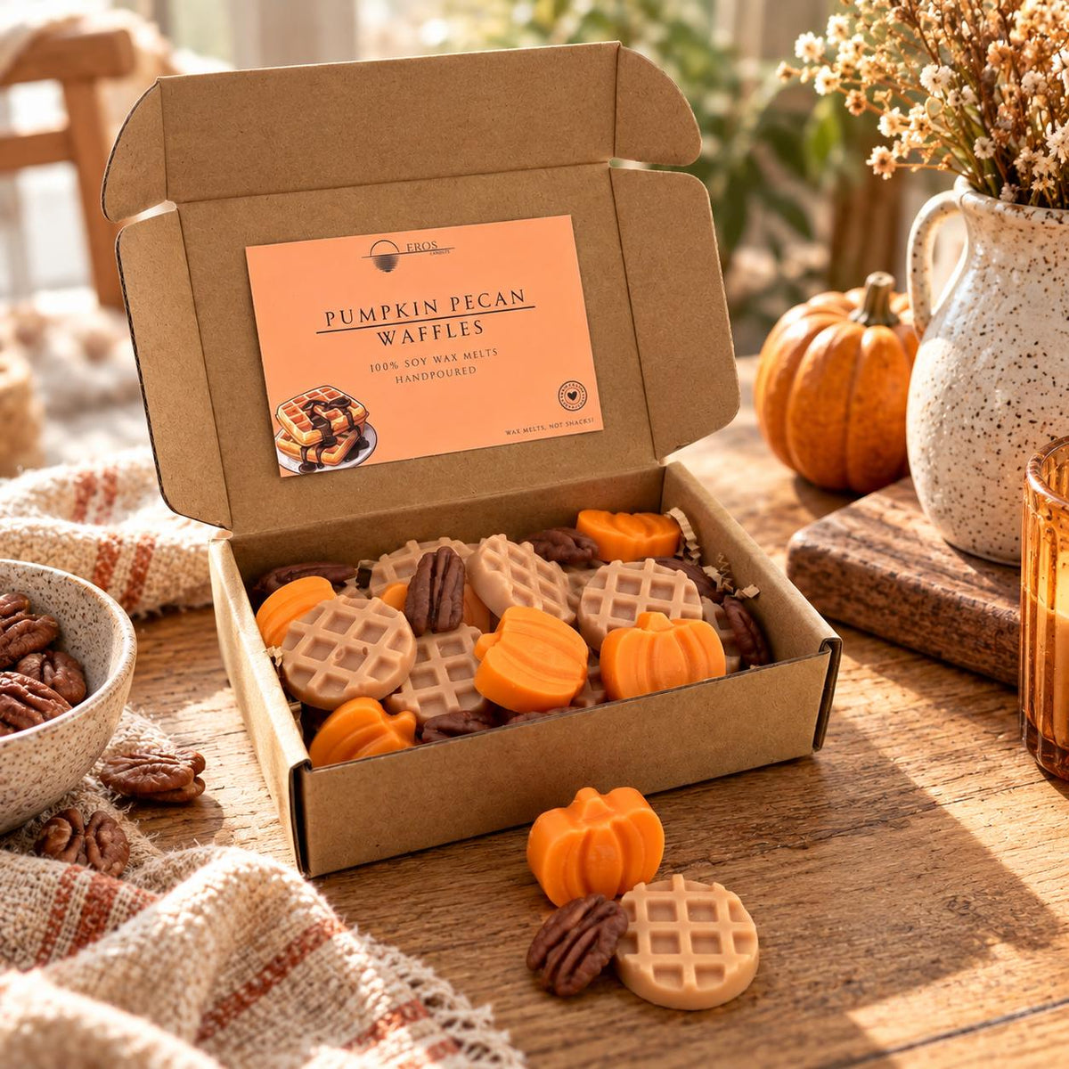 Pumpkin Pecan Waffles 100% Soy Wax Melts