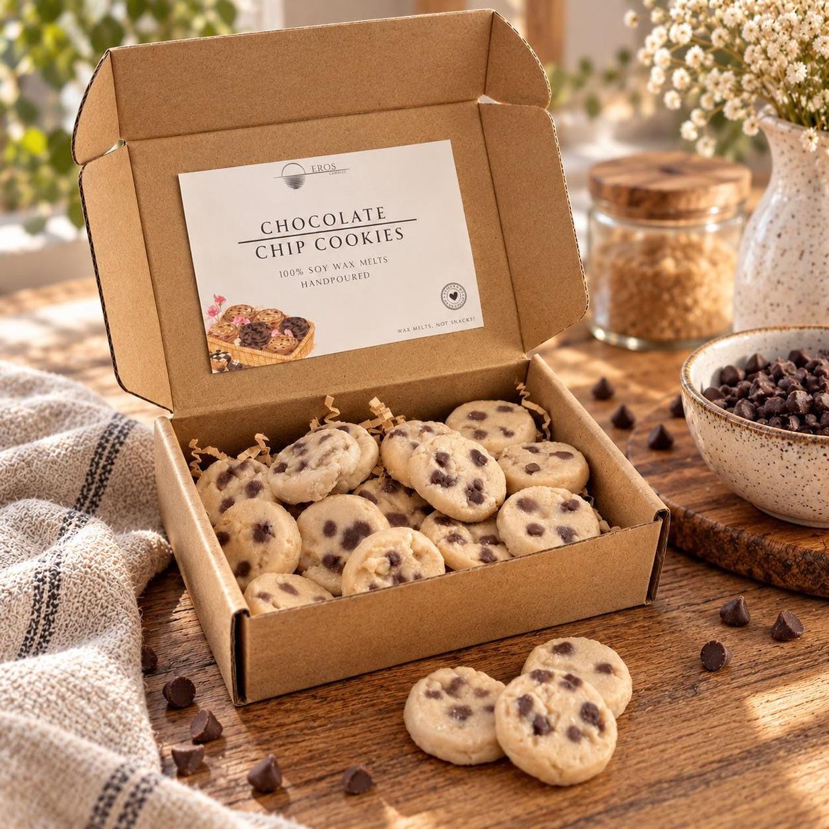 Chocolate Chip Cookies 100% Soy Wax Melts