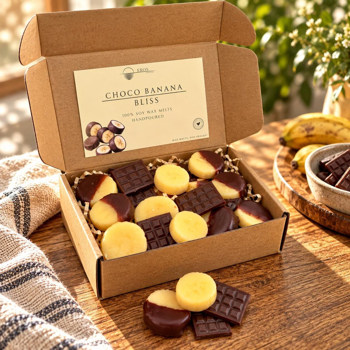 Choco Banana Bliss 100% Soy Wax Melts